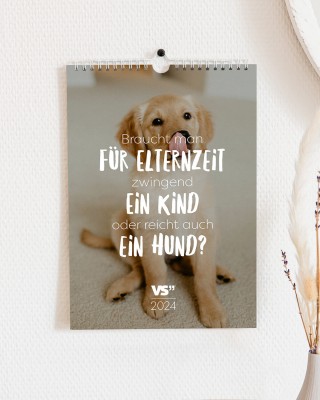 Hund Kalender - Monatswandkalender 2025