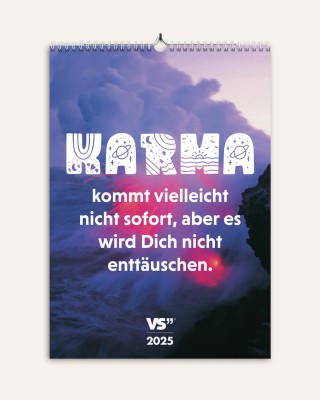 Karma -  A3 Monatswandkalender 2025 VSxWP